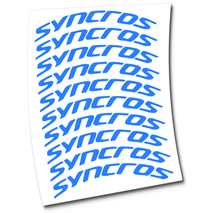 Pegatinas para Llanta MTB Syncross Silverton 29 en vinilo adhesivo stickers graphics calcas adesivi autocollants