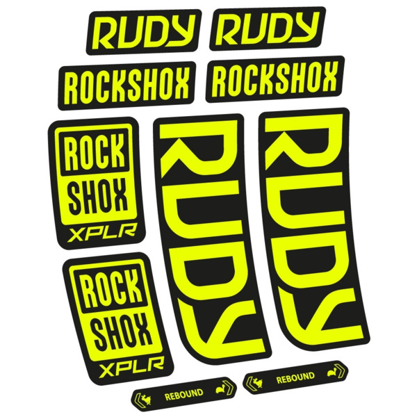 RockShox Rudy 2023 Pegatinas en vinilo adhesivo Horquilla (2)