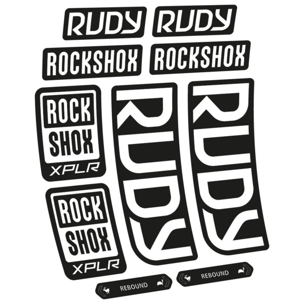RockShox Rudy 2023 Pegatinas en vinilo adhesivo Horquilla (6)
