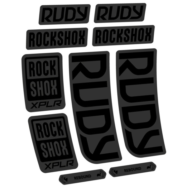 RockShox Rudy 2023 Pegatinas en vinilo adhesivo Horquilla (12)