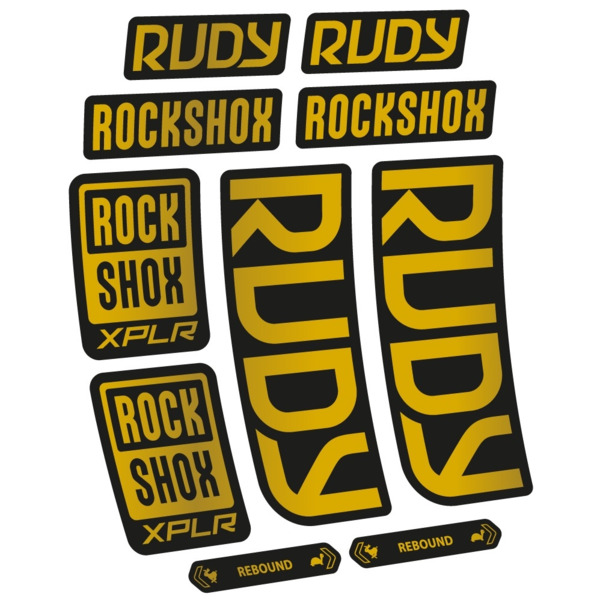 RockShox Rudy 2023 Pegatinas en vinilo adhesivo Horquilla (13)