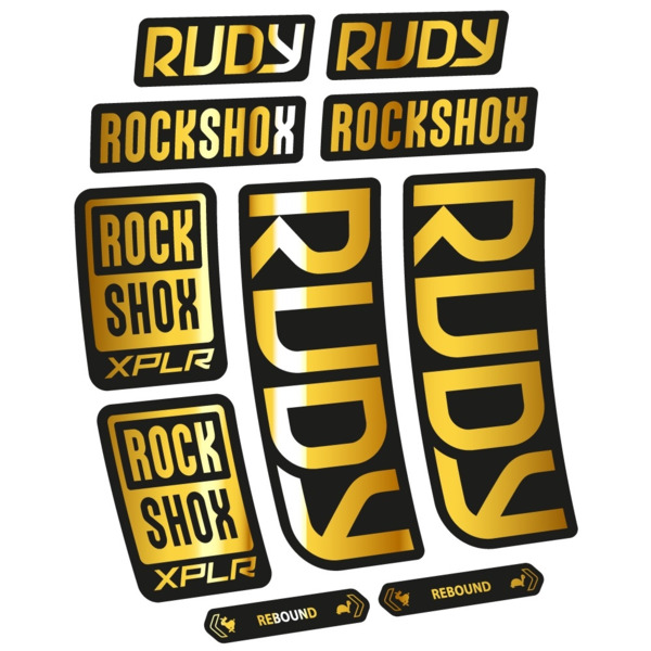 RockShox Rudy 2023 Pegatinas en vinilo adhesivo Horquilla (14)