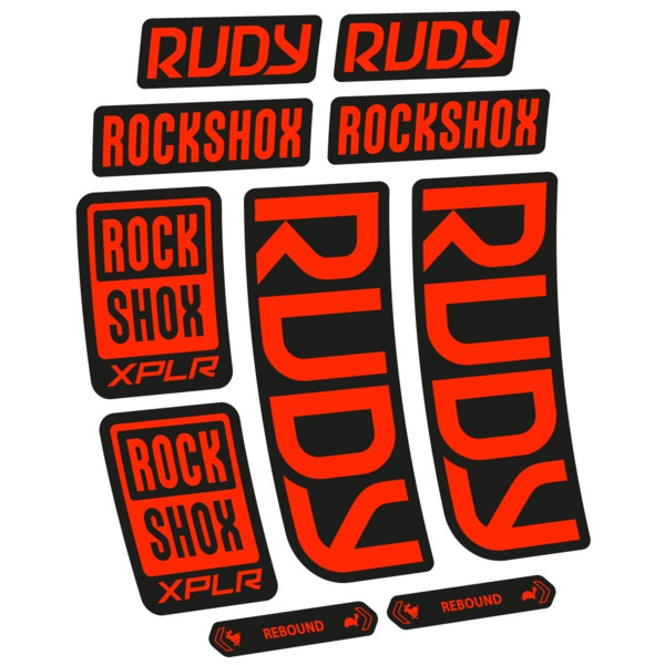 RockShox Rudy 2023 Pegatinas en vinilo adhesivo Horquilla (18)