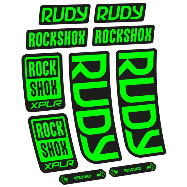 RockShox Rudy 2023 Pegatinas en vinilo adhesivo Horquilla (23)