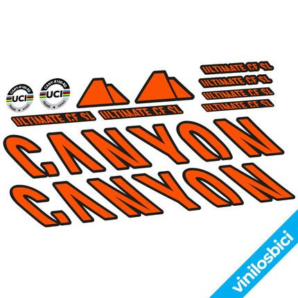 Pegatinas para Cuadro Canyon Ultimate CF SL 8 2023 en vinilo adhesivo stickers graphics calcas adesivi autocollants