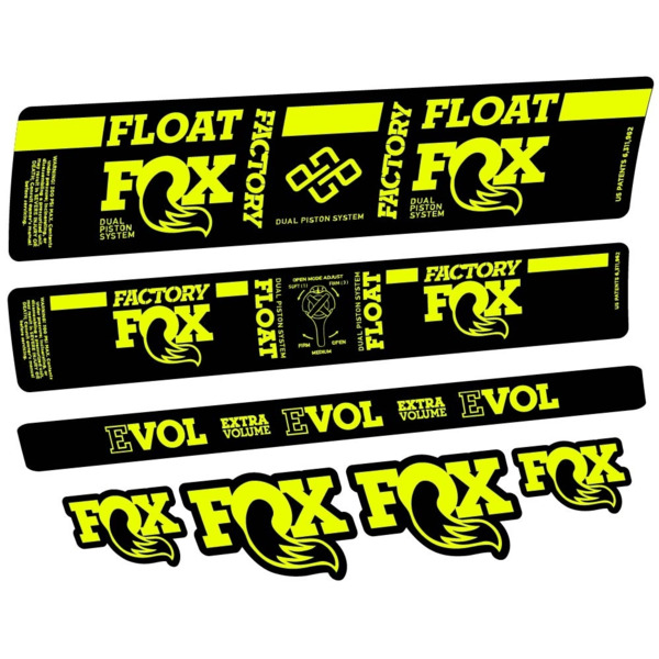 Fox DPS Factory 2019 Pegatinas en vinilo adhesivo Amortiguador (2)