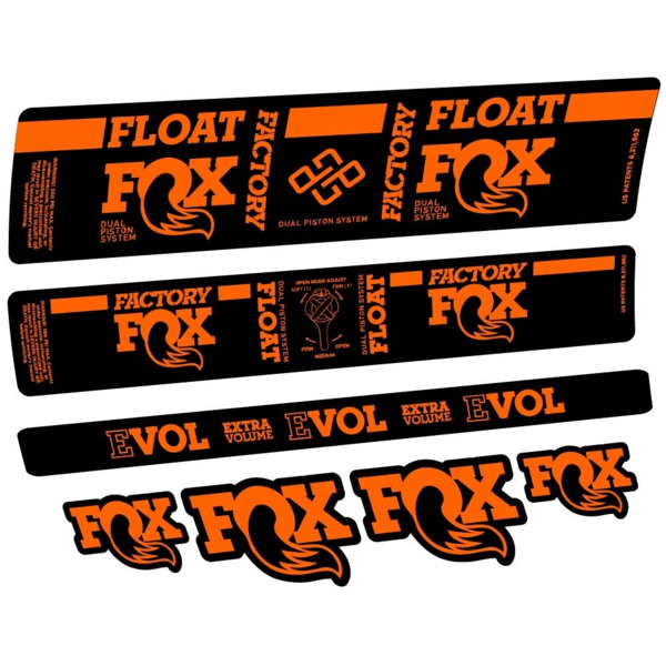 Fox DPS Factory 2019 Pegatinas en vinilo adhesivo Amortiguador (11)