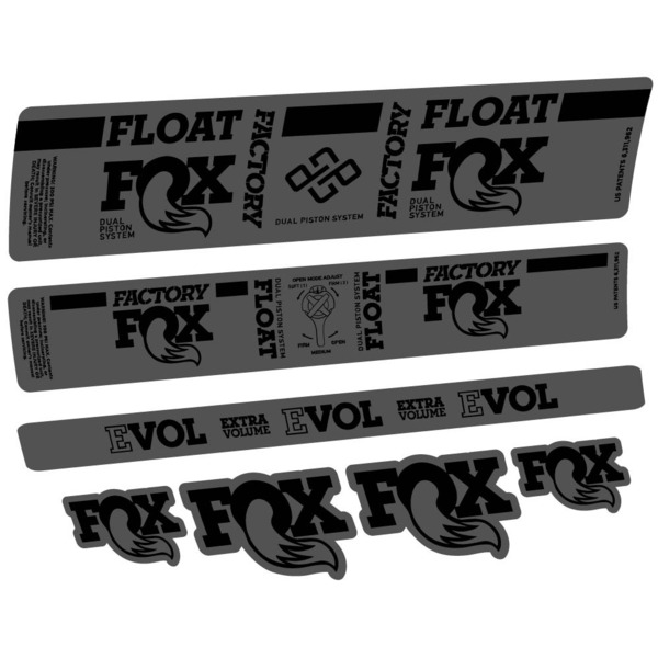 Fox DPS Factory 2019 Pegatinas en vinilo adhesivo Amortiguador (12)