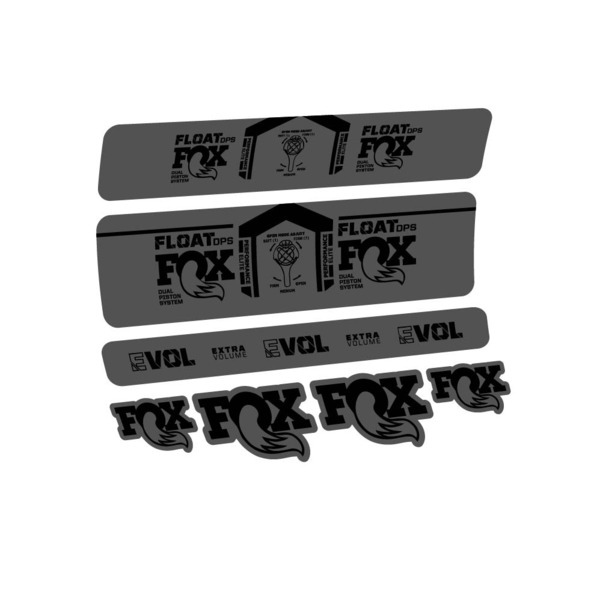 Fox DPS Performance Elite 2021 Pegatinas en vinilo adhesivo Amortiguador (12)
