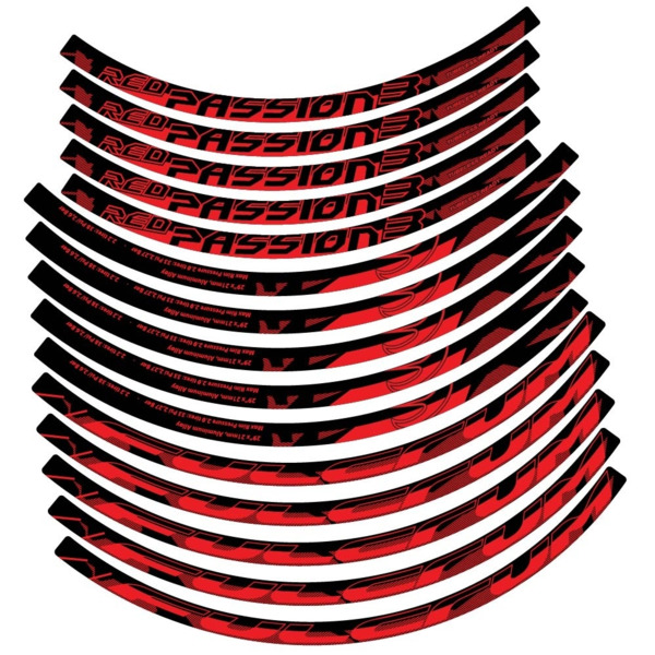 Fulcrum Red Passion 3 Pegatinas en vinilo adhesivo COMPONENTE (19)