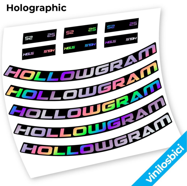 Hollowgram 25 Pegatinas en vinilo adhesivo llanta (10)