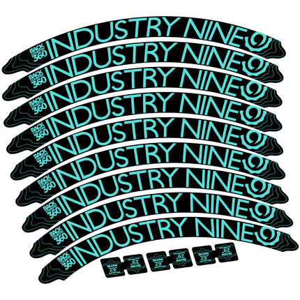 Pegatinas para Llantas Industry Nine Back Country 360 en vinilo adhesivo