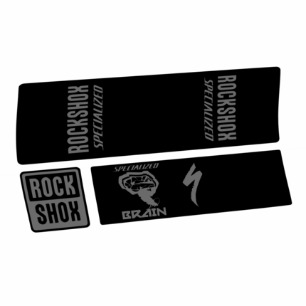 Pegatinas para Amortiguador Rock Shox Specialized Micro Brain 2018 en vinilo adhesivo stickers graphics calcas adesivi autocollants