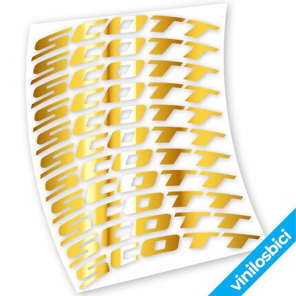 Pegatinas para Llanta MTB Scott en vinilo adhesivo stickers graphics calcas adesivi autocollants