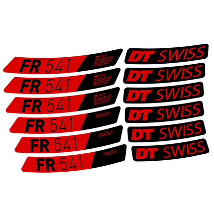 Pegatinas para Llanta MTB DT Swiss FR 541 en vinilo adhesivo stickers graphics calcas adesivi autocollants