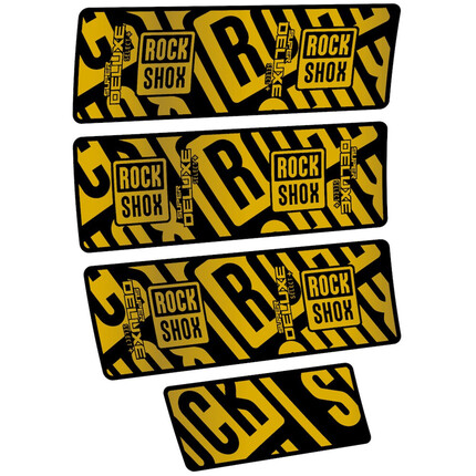 Pegatinas para Amortiguador Rock Shox Super Deluxe Select Plus en vinilo adhesivo stickers graphics calcas adesivi autocollants