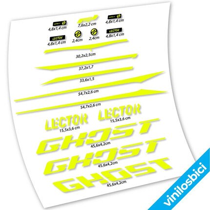 Pegatinas para Cuadro Ghost Lector en vinilo adhesivo stickers graphics calcas adesivi autocollants