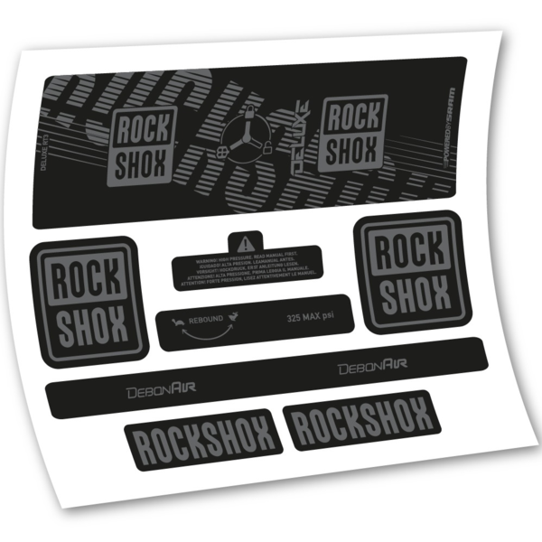 Rock Shox Deluxe RT3 2020 Pegatinas en vinilo adhesivo Amortiguador (6)