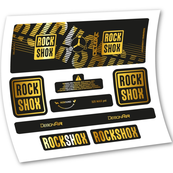 Rock Shox Deluxe RT3 2020 Pegatinas en vinilo adhesivo Amortiguador (13)