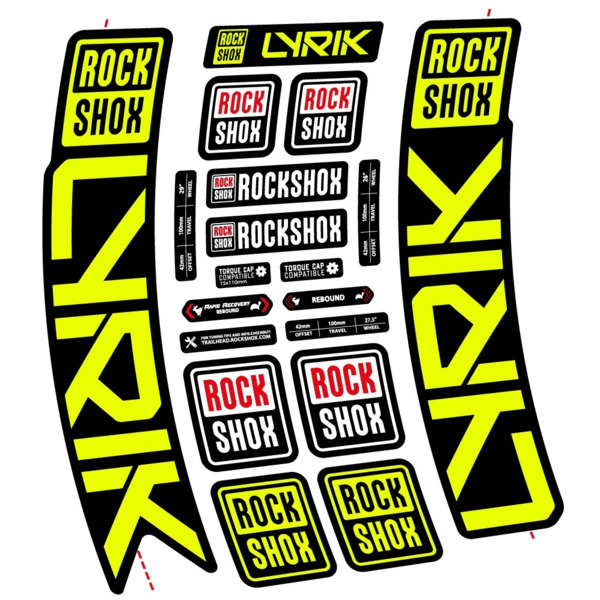 Rock Shox Lyrik 2023 Pegatinas en vinilo adhesivo Horquilla (1)