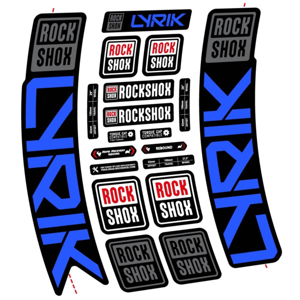 Rock Shox Lyrik 2023 Pegatinas en vinilo adhesivo Horquilla (4)