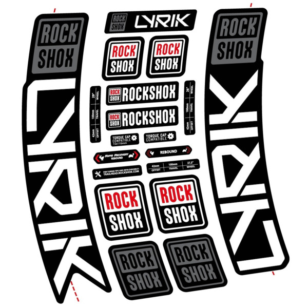 Rock Shox Lyrik 2023 Pegatinas en vinilo adhesivo Horquilla (5)