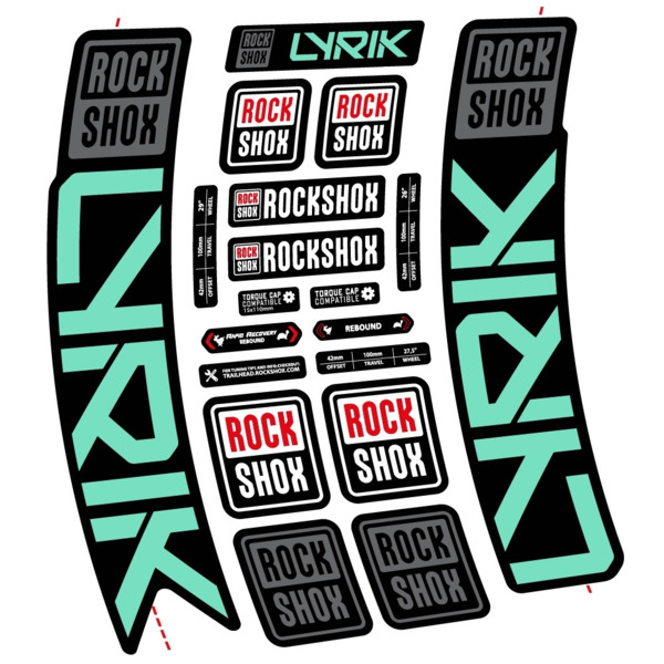 Rock Shox Lyrik 2023 Pegatinas en vinilo adhesivo Horquilla (8)