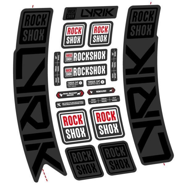 Rock Shox Lyrik 2023 Pegatinas en vinilo adhesivo Horquilla (11)