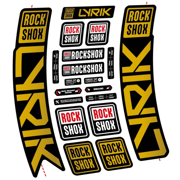 Rock Shox Lyrik 2023 Pegatinas en vinilo adhesivo Horquilla (12)