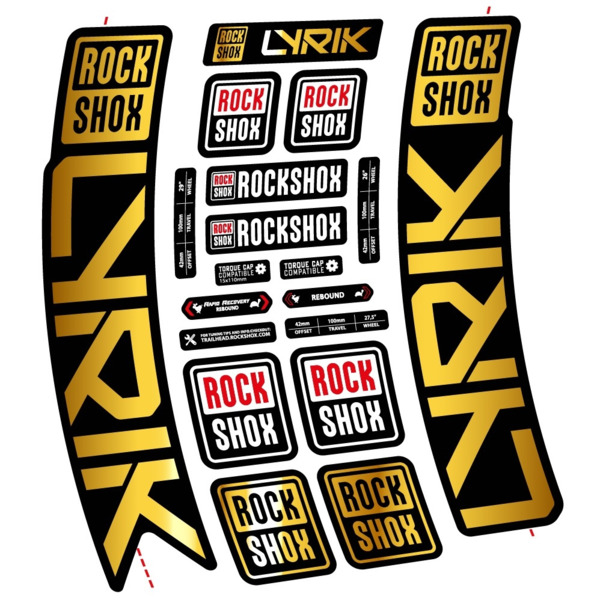 Rock Shox Lyrik 2023 Pegatinas en vinilo adhesivo Horquilla (13)