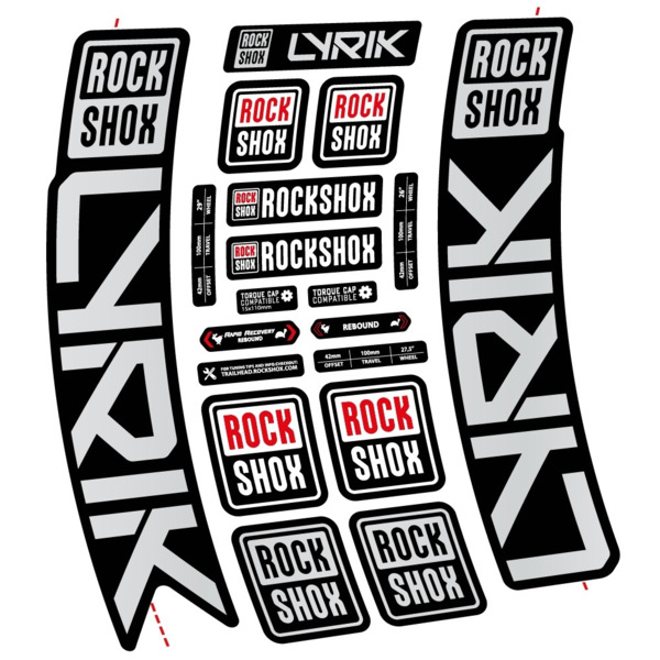 Rock Shox Lyrik 2023 Pegatinas en vinilo adhesivo Horquilla (14)