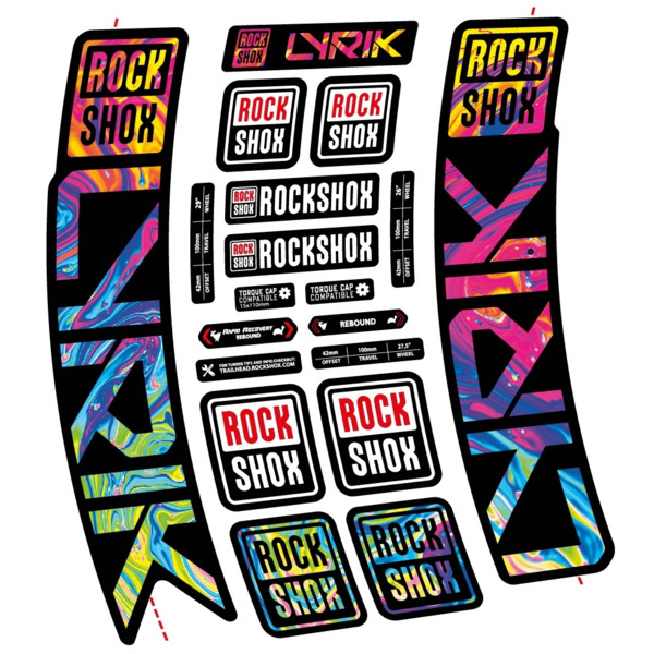 Rock Shox Lyrik 2023 Pegatinas en vinilo adhesivo Horquilla (16)