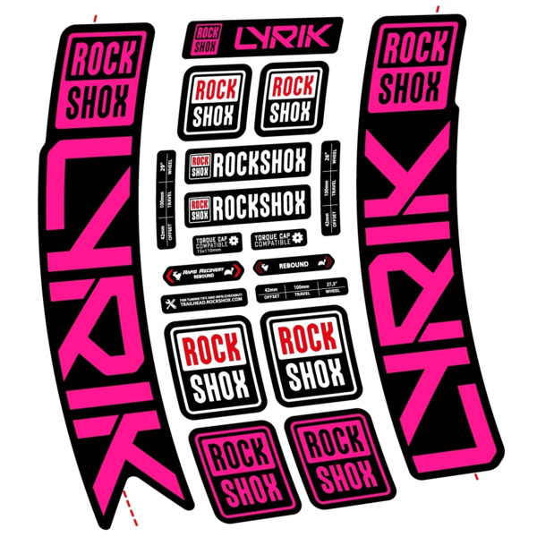 Rock Shox Lyrik 2023 Pegatinas en vinilo adhesivo Horquilla (19)
