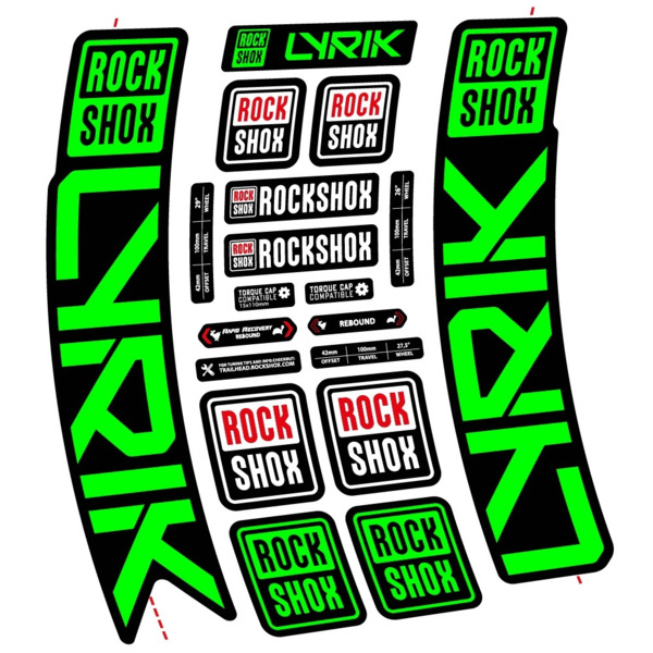 Rock Shox Lyrik 2023 Pegatinas en vinilo adhesivo Horquilla (22)