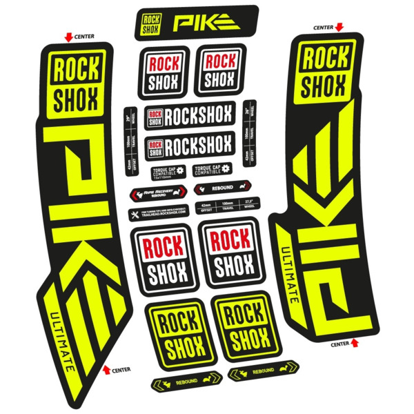 Rock Shox Pike Ultimate 2023 Pegatinas en vinilo adhesivo Horquilla (2)