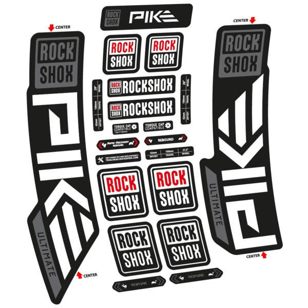 Rock Shox Pike Ultimate 2023 Pegatinas en vinilo adhesivo Horquilla (6)