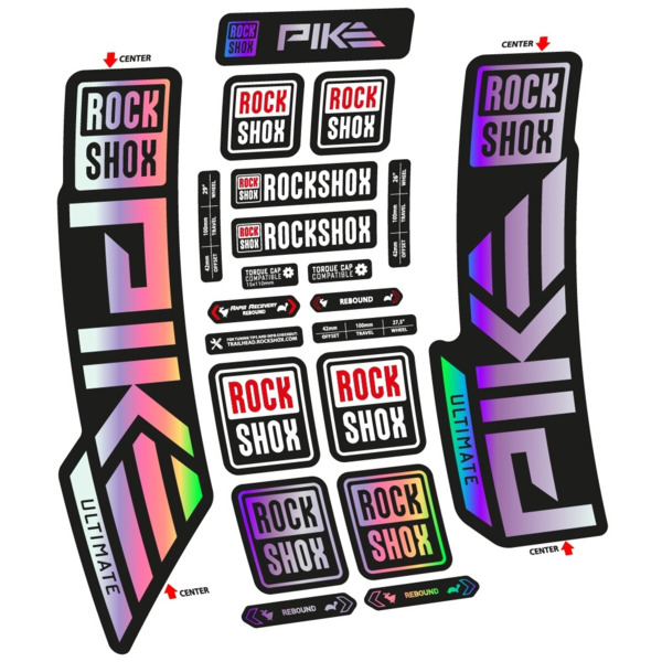 Rock Shox Pike Ultimate 2023 Pegatinas en vinilo adhesivo Horquilla (8)