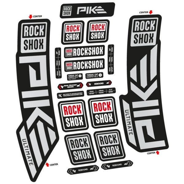 Rock Shox Pike Ultimate 2023 Pegatinas en vinilo adhesivo Horquilla (15)