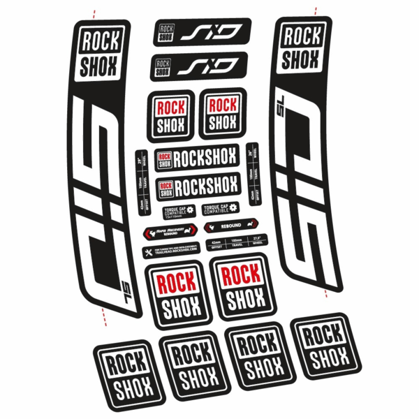 Rock Shox Sid SL 2021 Pegatinas en vinilo adhesivo Horquilla (6)