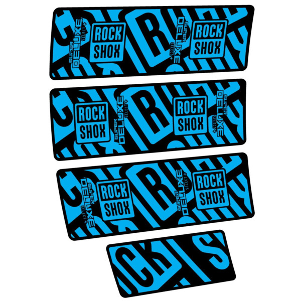 Rock Shox Super Deluxe Select Plus Pegatinas en vinilo adhesivo Amortiguador (4)