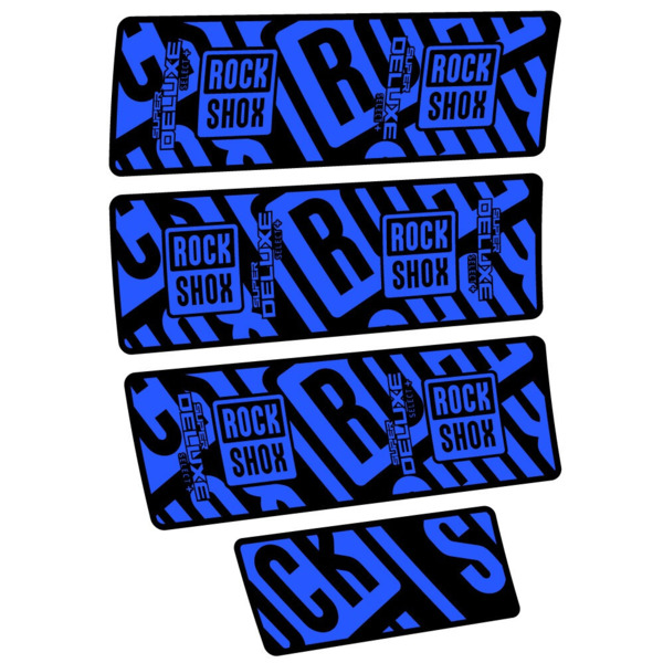 Rock Shox Super Deluxe Select Plus Pegatinas en vinilo adhesivo Amortiguador (5)