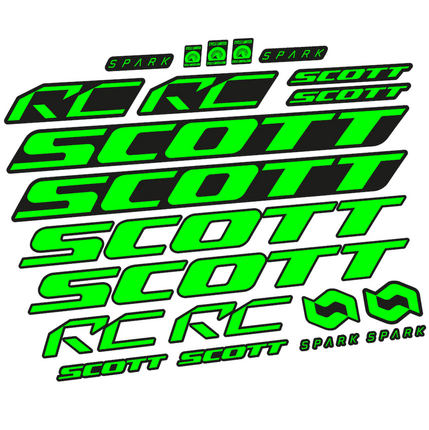 Pegatinas para Cuadro Scott Spark RC (Cross Country)  2021 en vinilo adhesivo stickers graphics calcas adesivi autocollants