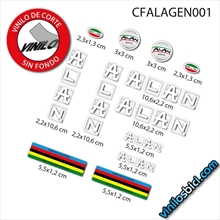 Alan vinilos bicicleta clasica