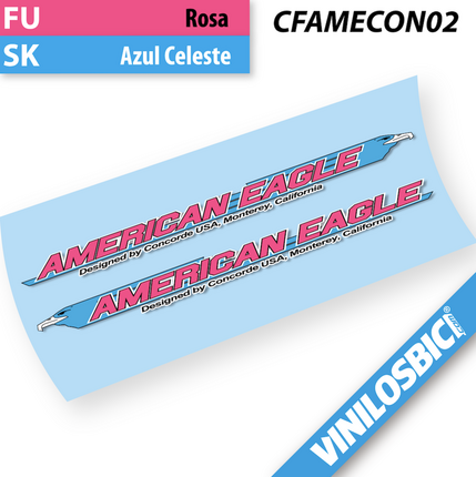 American Eagle Concorde 603, pegatinas en vinilo adhesivo, American Eagle Concorde 603 decals decal sticker