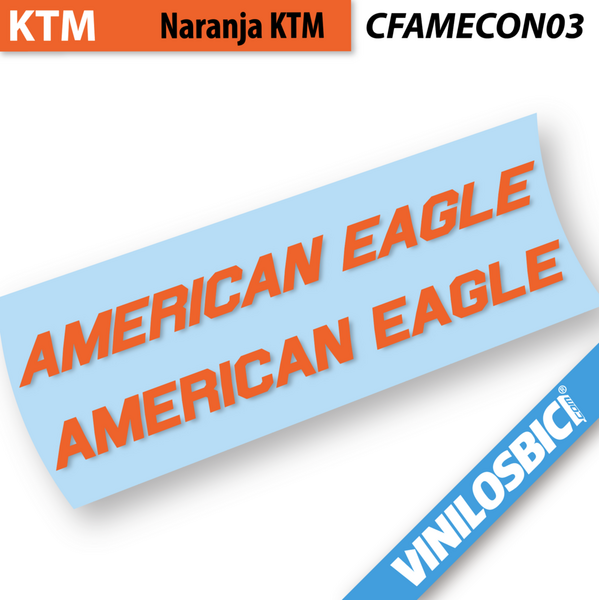 American Eagle, pegatinas en vinilo adhesivo