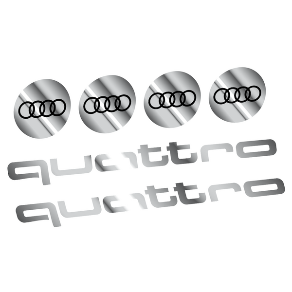 Audi Quattro, vinilos adhesivos