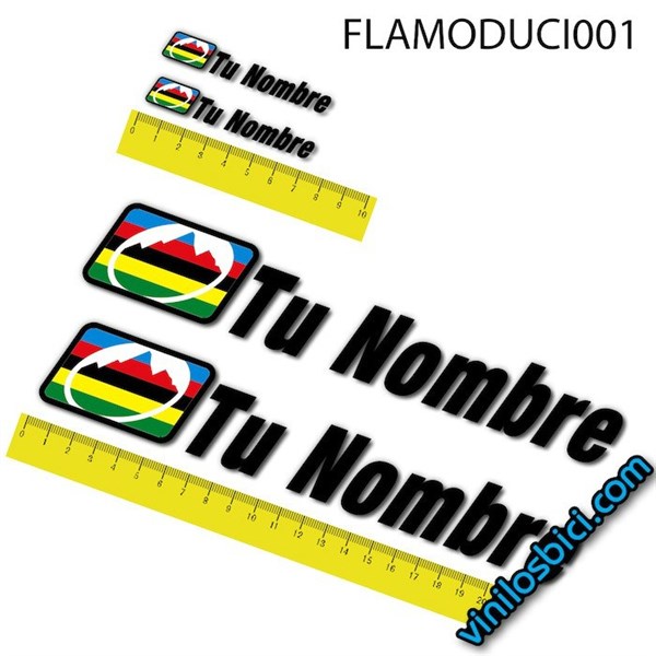 Bandera UCI + Nombre