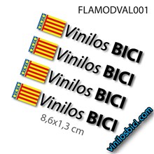Bandera C.Valenciana+Tu Nombre vinilos
