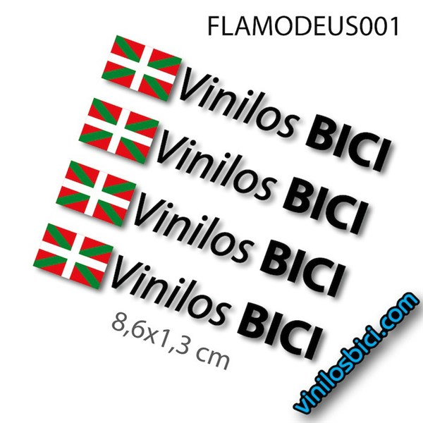 Bandera P.Vasco+Tu Nombre vinilos