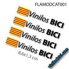 nombre+Bandera Catalana vinilos adhesivos